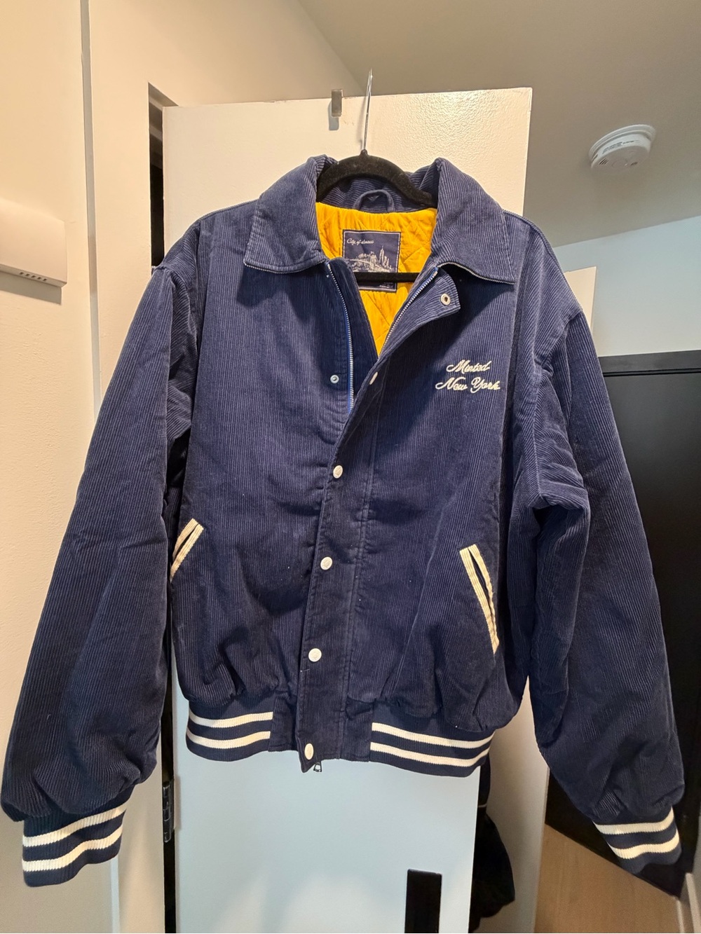Navy "City of Dreams" Corduroy Jacket (Minted)